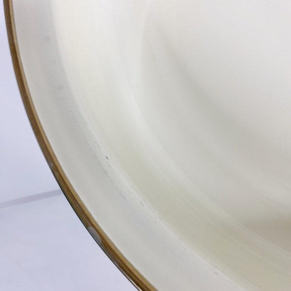 Vintage Enamelware Floral Frying Pan Brass Handle 10" - Picture 13 of 16